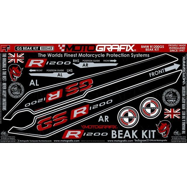 モトグラフィックス BEAK PROTECTION KIT MT-BB004KR MOTOGRAFIX ドレスアップ・カバー バイク R1200GS