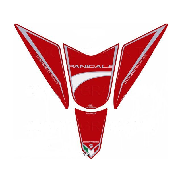MOTOGRAFIX タンクパッド レッド MT-TD025R モトグラフィックス タンク関連パーツ バイク PANIGALE