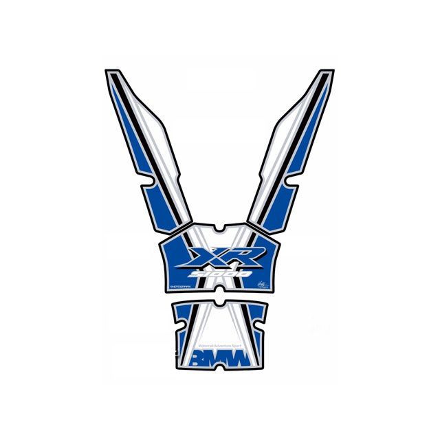 【正規品】MOTOGRAFIX タンクパッド ブルー/ホワイト MT-TB029BW モトグラフィックス タンク関連パーツ バイク S1000XR