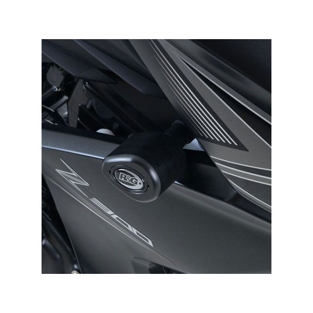R&G エアロクラッシュプロテクター ブラック RG-CP0402BL アールアンドジー スライダー類 バイク Z250/Z300