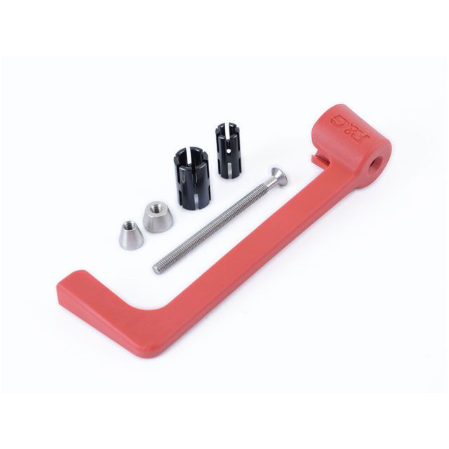 R&G モールド レバーガード レッド RG-MLG0001RE アールアンドジー レバー バイク 汎用