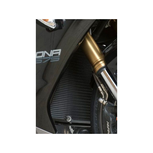 アールアンドジー ラジエターガード ブラック RG-RAD0145BK R&G ラジエター関連パーツ バイク デイトナ675
