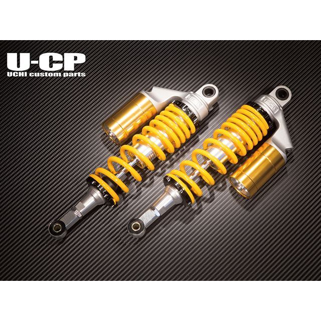 Uchi Custom Parts リアサスペンション スプリング イエロー リング ゴールド UCSUT32YLGDHO49 ウチカスタム リアサスペンション関連パーツ バイク VT400S VT750S