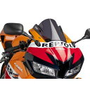 Puig レーシングスクリーン カラー ダークスモーク 6478F プーチ スクリーン関連パーツ バイク CBR600RR