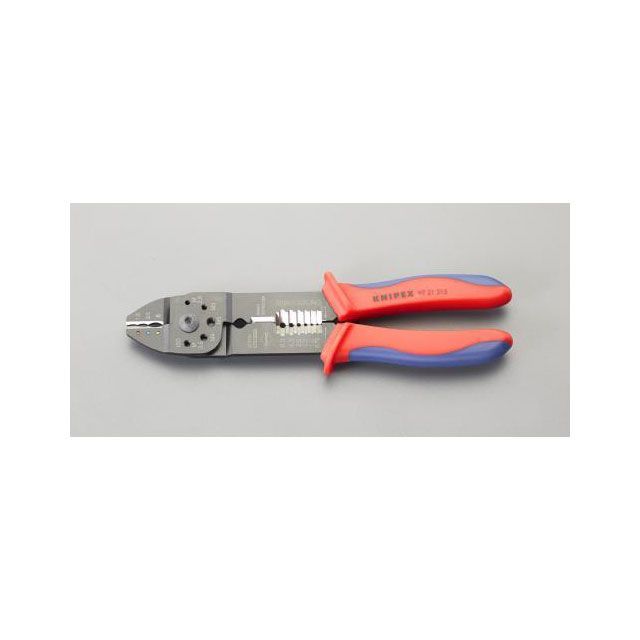 ESCO 0.75-6.0mm2 圧着ペンチ（絶縁端子用） EA538K-1 メーカー在庫あり エスコ 電動工具 バイク 車 自動車 自転車