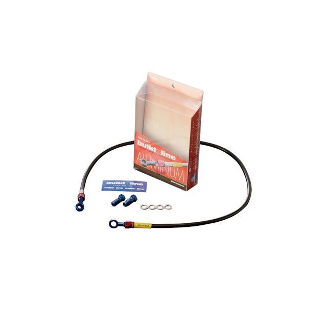 Build A Line ビルドアライン フロントホース アルミ ホースカラー スモーク 20555100S ビルドアライン ブレーキホース・ケーブル類 バイク COBRA