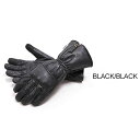 DEGNER 2021-2022秋冬モデル WG-44 レザーグローブ(ブラック/ブラック) サイズ S【特価品】 WG-44 デグナー レザーグローブ バイク