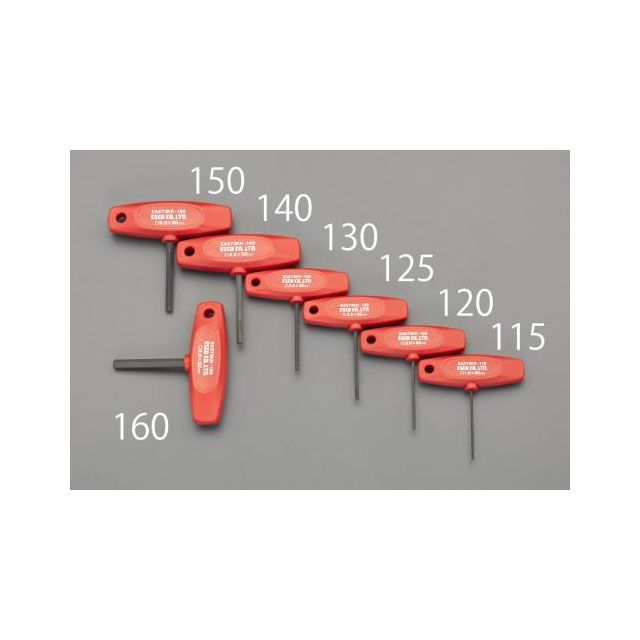 エスコ 4.0x 50mm Hexagon T型ドライバー EA573KK-140 メーカー在庫あり ESCO ハンドツール バイク 車 自動車 自転車