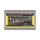ESCO 1/4”DR・1/2”DR ソケットレンチセット EA612VC-1 エスコ ハンドツール バイク 車 自動車 自転車