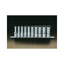 ESCO 1/2”DR/10-22mm ディープソケットセット EA618CN エスコ ハンドツール バイク 車 自動車 自転車(4)