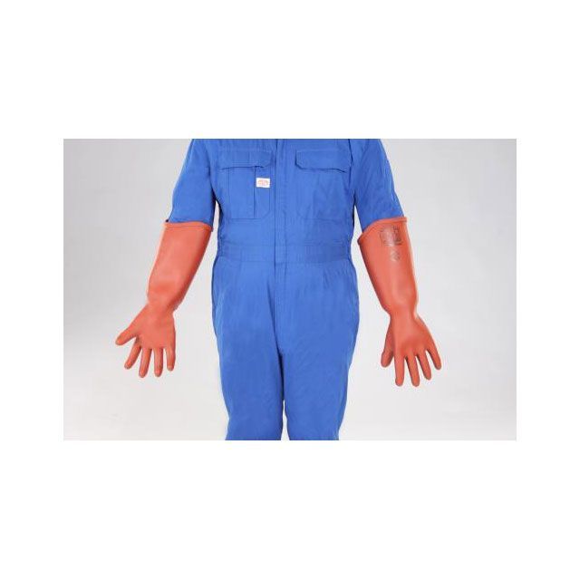 ESCO M 高圧用絶縁手袋（胴太型/7000V） EA640ZE-7 エスコ 電動工具