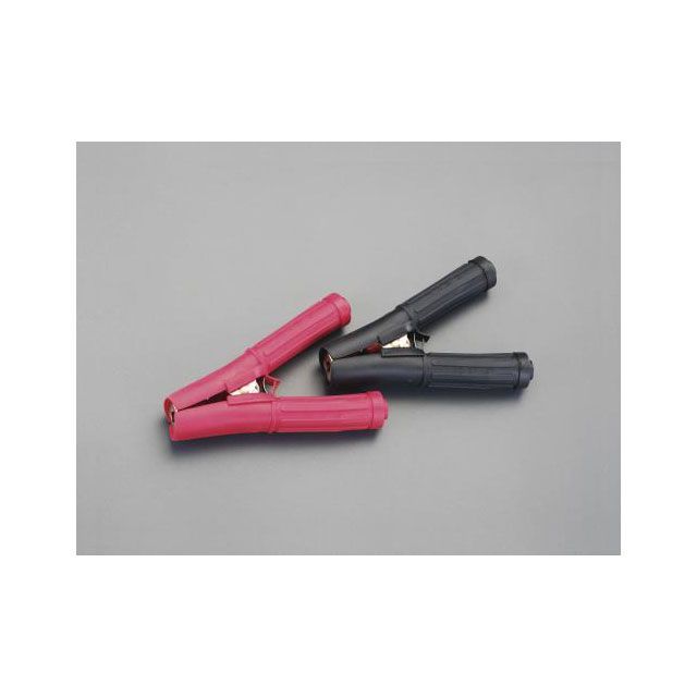 ESCO 200A 充電用クリップ（赤・黒） EA812JY-33 エスコ 洗車・メンテナンス 車 自動車