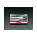 ESCO M 8 x1.25 ハンドタップ3本組(SKS2) EA829EB-8 エスコ 切削工具 バイク 車 自動車 自転車(4)