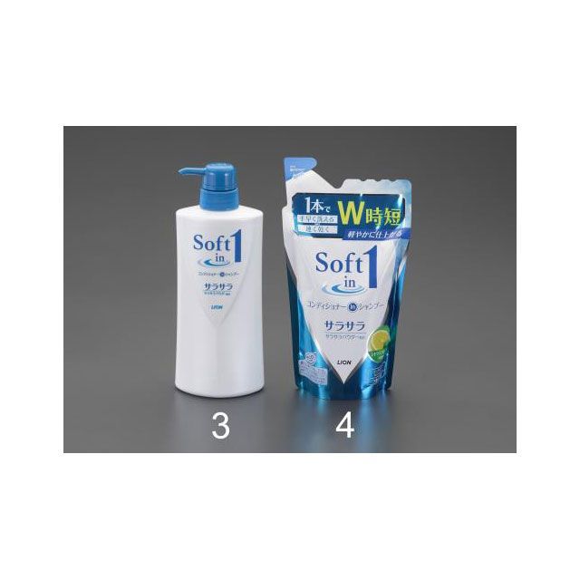 ESCO 380ml シャンプー&リンス（詰替用） EA922KR-4 エスコ 作業場工具