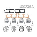 BITO R&D COSWORTH ピストンキット 76mm 1025cc 110-20-004 ビトーR&D ピストン バイク FZR1000