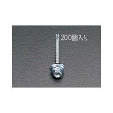ESCO 6x45mm 六角頭ピアスビス(シール付/200本) EA949EF-64 エスコ ハンドツール バイク 車 自動車 自転車
