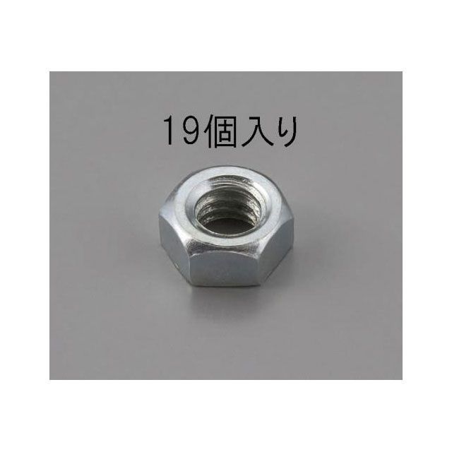 ESCO W5/16x1.6 六角ナット（ユニクロメッキ/19個） EA949LS-825 エスコ ハンドツール(4)