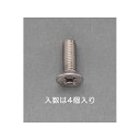 ESCO M6x12mm 皿頭小ねじ(チタン/4本) EA949NZ-612A メーカー在庫あり エスコ ハンドツール バイク 車 自動車 自転車(4)