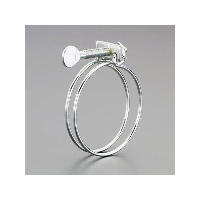 ESCO 21- 26mm 手締めホースクランプ（ダブルワイヤー/10個） EA463AP-126 メーカー在庫あり エスコ クランピング機器 バイク 車 自動車 自転車