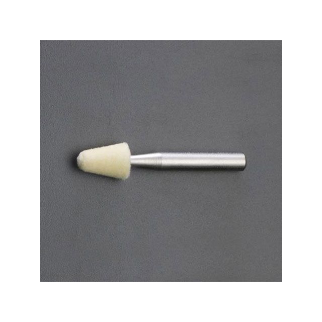 ESCO 20x25mm/6mm軸 軸付フェルトバフ EA819GB-273 エスコ 切削工具 バイク 車 自動車 自転車