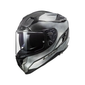 正規品／エルエスツーヘルメット アウトレット品 CHALLENGER F/チャレンジャーF（チタニウム） サイズ：XXL LS2 HELMETS バイク