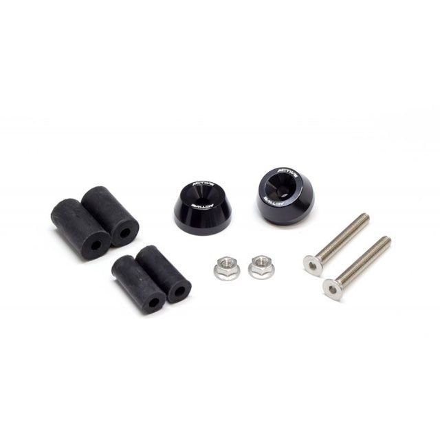 ACTIVE アルミバーエンド φ30-L15 ブラック 60800020 アクティブ ハンドル関連パーツ 汎用