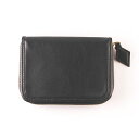 SHM LEATHER WALLET ミドル プレーン(ブラック) ASH014-1 SHM 財布 日用品