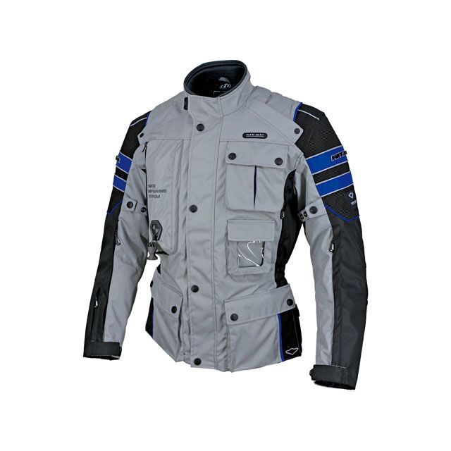 【正規品】hit air Motorrad2 エアバッグジャケット・ベスト（ライトグレーブルー） サイズ XL JAN_4571256499604 ヒットエアー ジャケット バイク