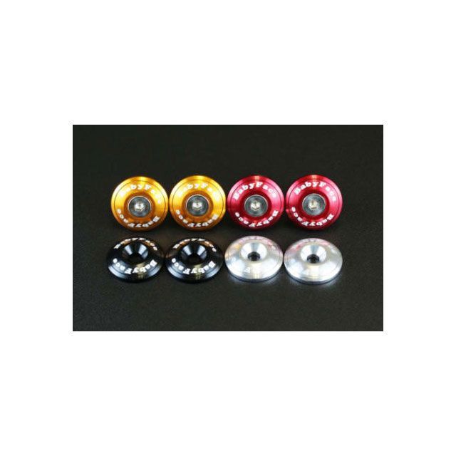 【正規品】BABYFACE ハンドルバーエンド φ30 ベリーショート M8 カラー レッド 005-BEV08RD ベビーフェイス ハンドル関連パーツ バイク KAWASAKI他