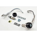 OUTEX 振動吸収レバーガード 削り出しワンピース OUTEX.VALG-Z タイプ 板厚8mm ハンドル内径 16-16.9mm カラー バフ仕上げ VAL...