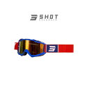 SHOT RACE GEAR ゴーグル IRIS(ネイビーレッド) A0D-29B1-P02 SHOT RACE GEAR ゴーグル本体 バイク(2)