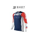SHOT RACE GEAR エアフロージャージ AEROLITE(ネイビー) サイズ XL A0A-12A1-A03-11 SHOT RACE GEAR モト...