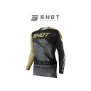 SHOT RACE GEAR ジャージ CONTACT DRAW(ゴールド) サイズ M A0A-12B2-B01-09 SHOT RACE GEAR モトクロ...