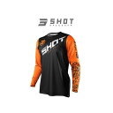 SHOT RACE GEAR ジャージ DEVO SLAM(オレンジ) サイズ L A0A-12C1-A03-10 SHOT RACE GEAR モトクロス用品...