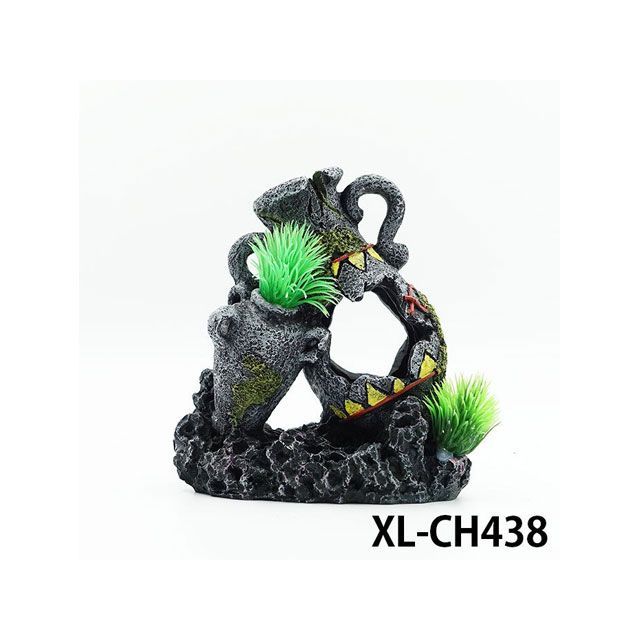 アルファテック XL-CH438 壺/水草（小） 水槽 ケージ 飼育ケース インテリア オーナメント アクセサリー オブジェ オーナメント ジオラマ レイアウト 装飾 置物 観賞魚 爬虫類 熱帯魚 XL-CH438 ALFA TEC アクアリウム用品 …