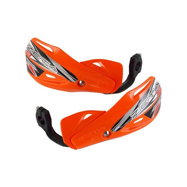 ZETA インパクトX3ハンドガード（オレンジ） F5441 メーカー在庫あり ジータ ハンドル周辺パーツ バイク