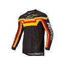 Alpinestars テックスター クアドロ ジャージ(ブラック/イエロー/タンジェリン) サイズ L C9122 アルパインスターズ モトクロス用品 バイク