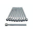 S&S E/Gキャブレターボウルスクリュー 10-24×2-3/8 10個セット ・012987 エス&エス その他エンジン関連パーツ バイク