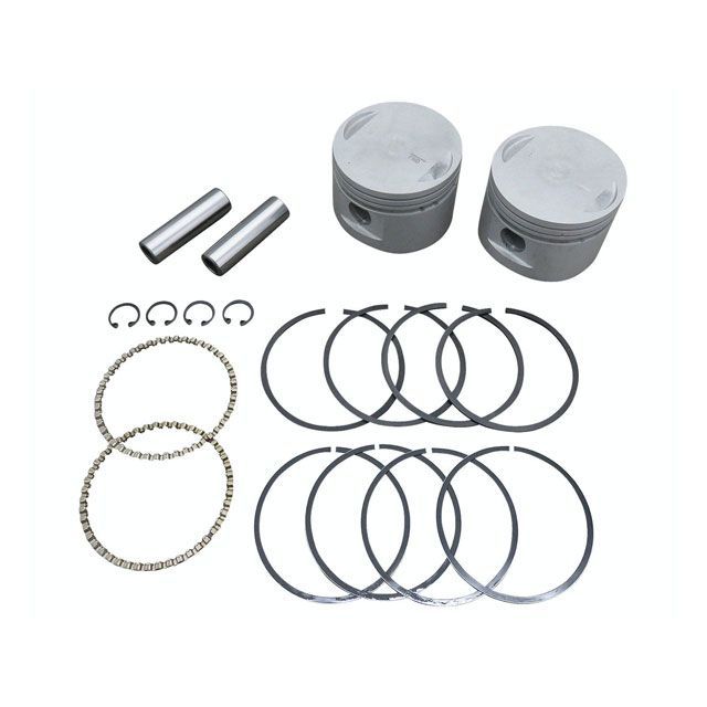 S&S S＆S キャストピストンセット 80” エボ用 ＋.020” ・014405 エス＆エス ピストン