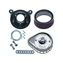 S&S ステルスエアクリーナーキット ミニティアドロップ 08y- TBW クローム ・021223 エス&エス キャブレター関連パーツ バイク