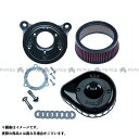 S&S ステルスエアクリーナーキット ミニティアドロップ08y- TBW ブラック ・021224 エス&エス キャブレター関連パーツ バイク