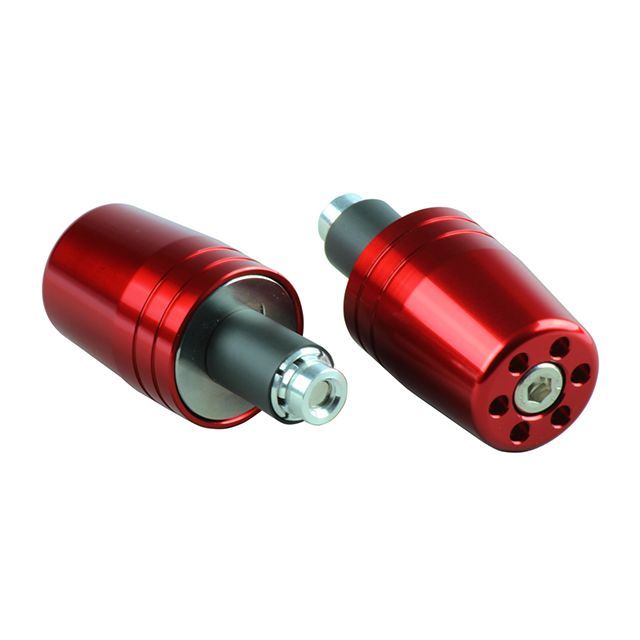 POSH Faith ウルトラへビーバーエンド UNIVERSAL M8用 カラー レッド ・031279-02-10 メーカー在庫あり ポッシュフェイス ハンドル関連パーツ バイク 汎用(2)