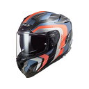LS2 HELMETS CHALLENGER F(ギャラクティック ブルーフルオオレンジ) サイズ M 103274052M メーカー在庫あり エルエスツーヘルメット フルフェイスヘルメット バイク(2)