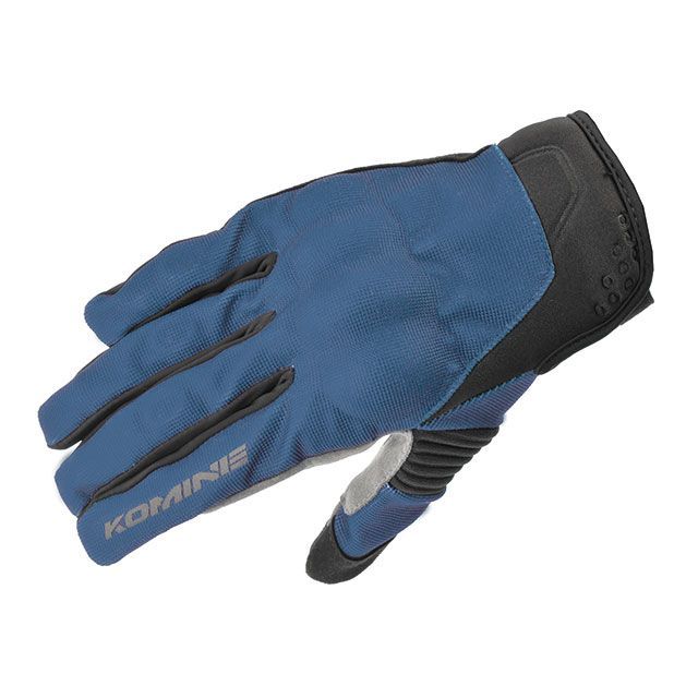 KOMINE 2022年春夏モデル GK-183 プロテクトメッシュグローブ-ブレイブ（ネイビー） サイズ L ・06-183 メーカー在庫あり コミネ メッシュグローブ バイク(2)