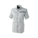 C’s CLUB 2904-818 ドビー半袖シャツ(アッシュ 灰) サイズ 4L #2904-818-4L シーズクラブ その他アパレル バイク