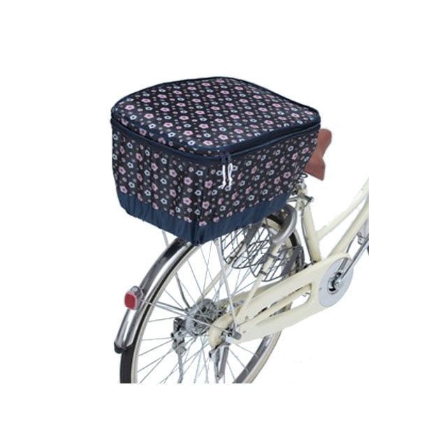 【正規品】orinpas 2段式 後バスケットカバー（フラワーピンク） O-FP6 オリンパス（自転車） アクセサリー 自転車