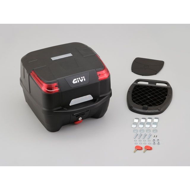 GIVI B33NM 未塗装ブラック 28828 メーカー在庫あり ジビ ツーリング用ボックス バイク