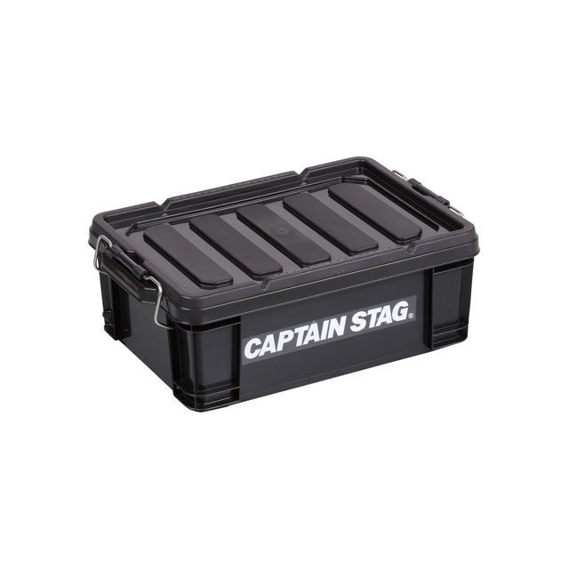 【正規品】CAPTAIN STAG コンテナボックス No13（ブラック） UL-1049 キャプテンスタッグ 野外アイテム キャンプ