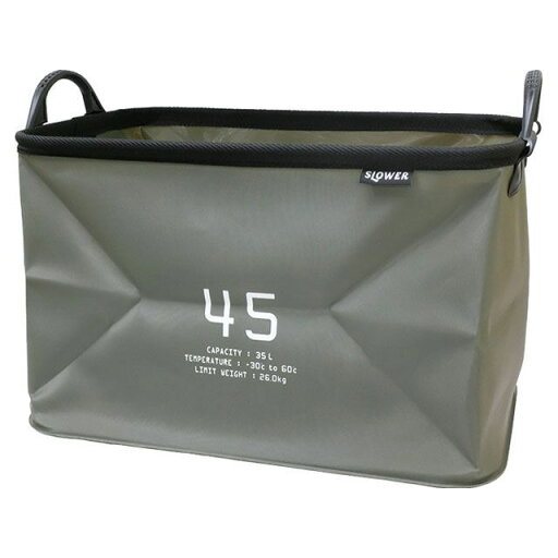 SLOWER ハングストック ストレージ 35L(オリーブ) SLW123 SLOWER 野外アイテム キャンプ SLOWER ハングストック ストレージ 35L(オリーブ) SLW123 SLOWER 野外アイテム キャンプ