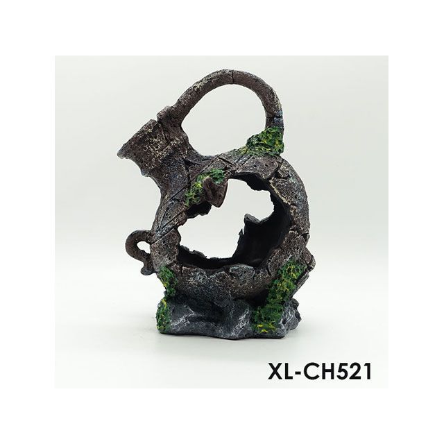 ALFA TEC XL-CH521 壺 土瓶（中）水槽 ケージ 飼育ケース インテリア オーナメント アクセサリー オブ..